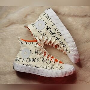 Converse " NOT A CHUCK" HIGH TOP SNEAKERS 7.5